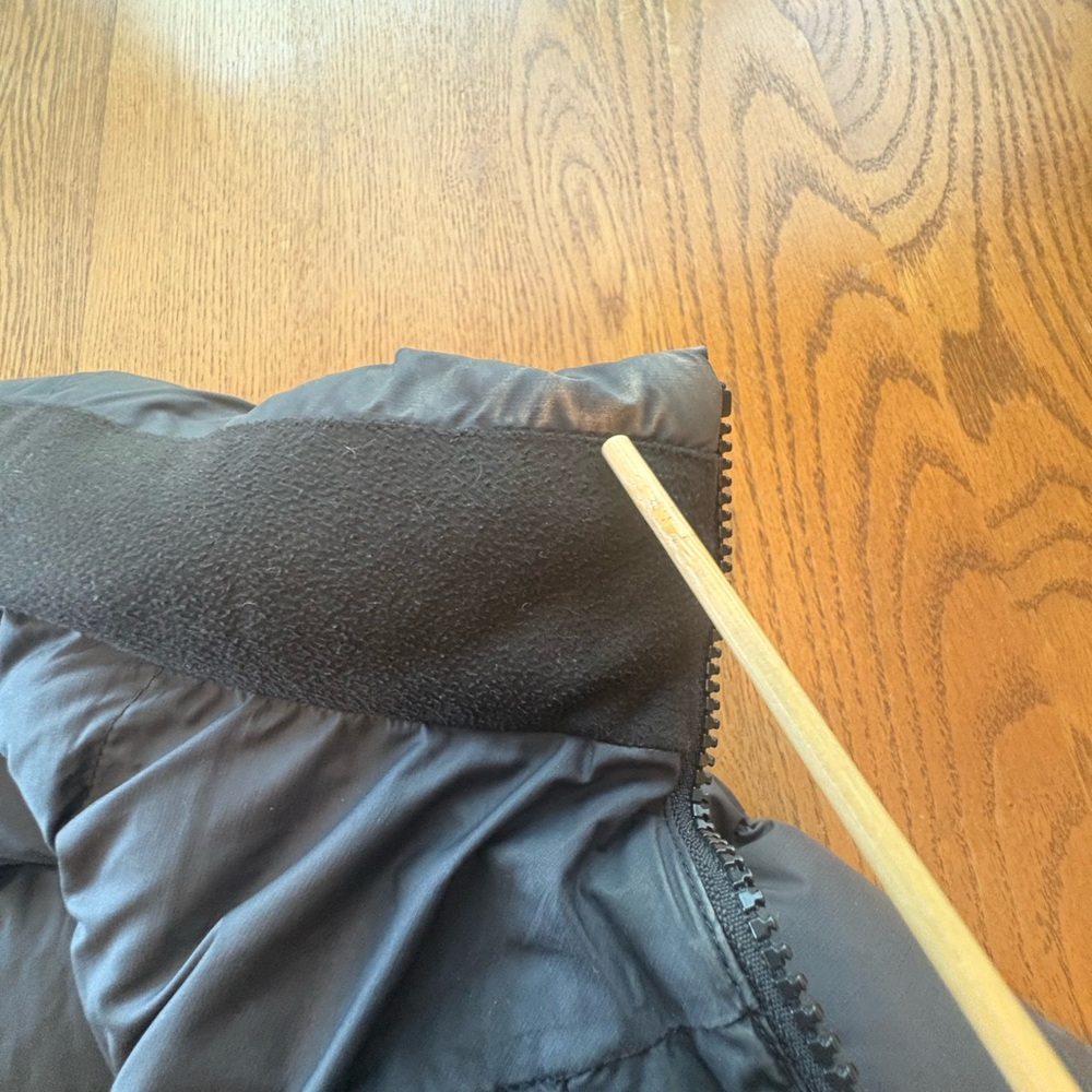 North Face Womens XL Black Nuptse Down Jacket Coat 700 - Picture 8 of 12